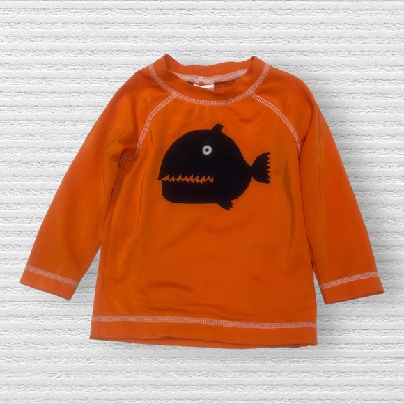 Gymboree | Shark / Fish | Appliqué | Rash Guard - Picture 1 of 4